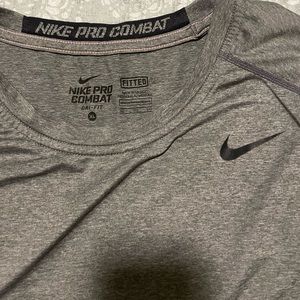 Nike pro combat fitted shirt